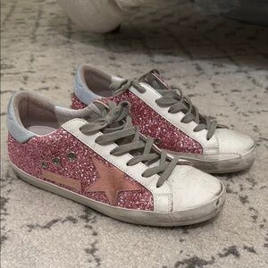 Pink Glitter Women's Sneakers